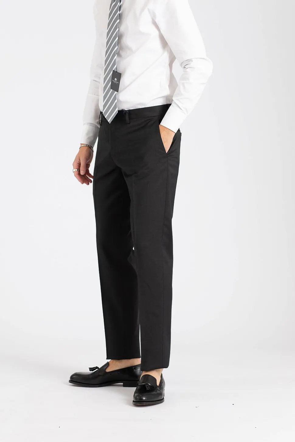 Man Woven Trouser Charcoal