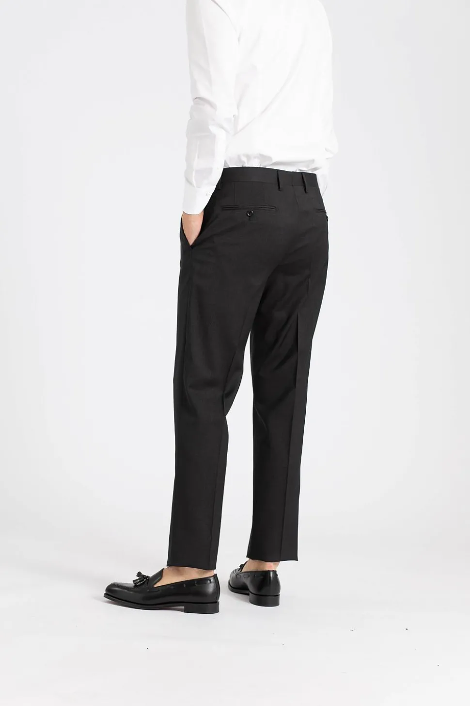 Man Woven Trouser Charcoal