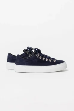 Marostica Low Navy Suede Platform