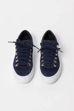 Marostica Low Navy Suede Platform
