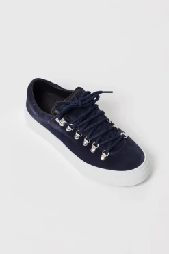 Marostica Low Navy Suede Platform