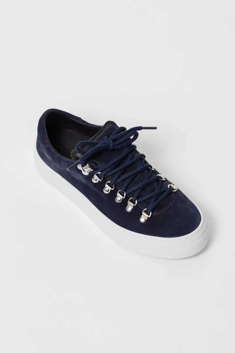 Marostica Low Navy Suede Platform
