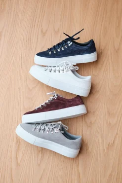 Marostica Low Navy Suede Platform
