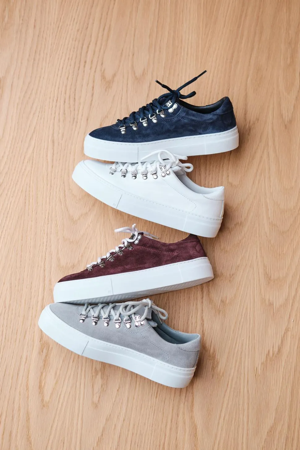Marostica Low Navy Suede Platform