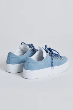 Marostica Low Platform Dusk Blue Suede