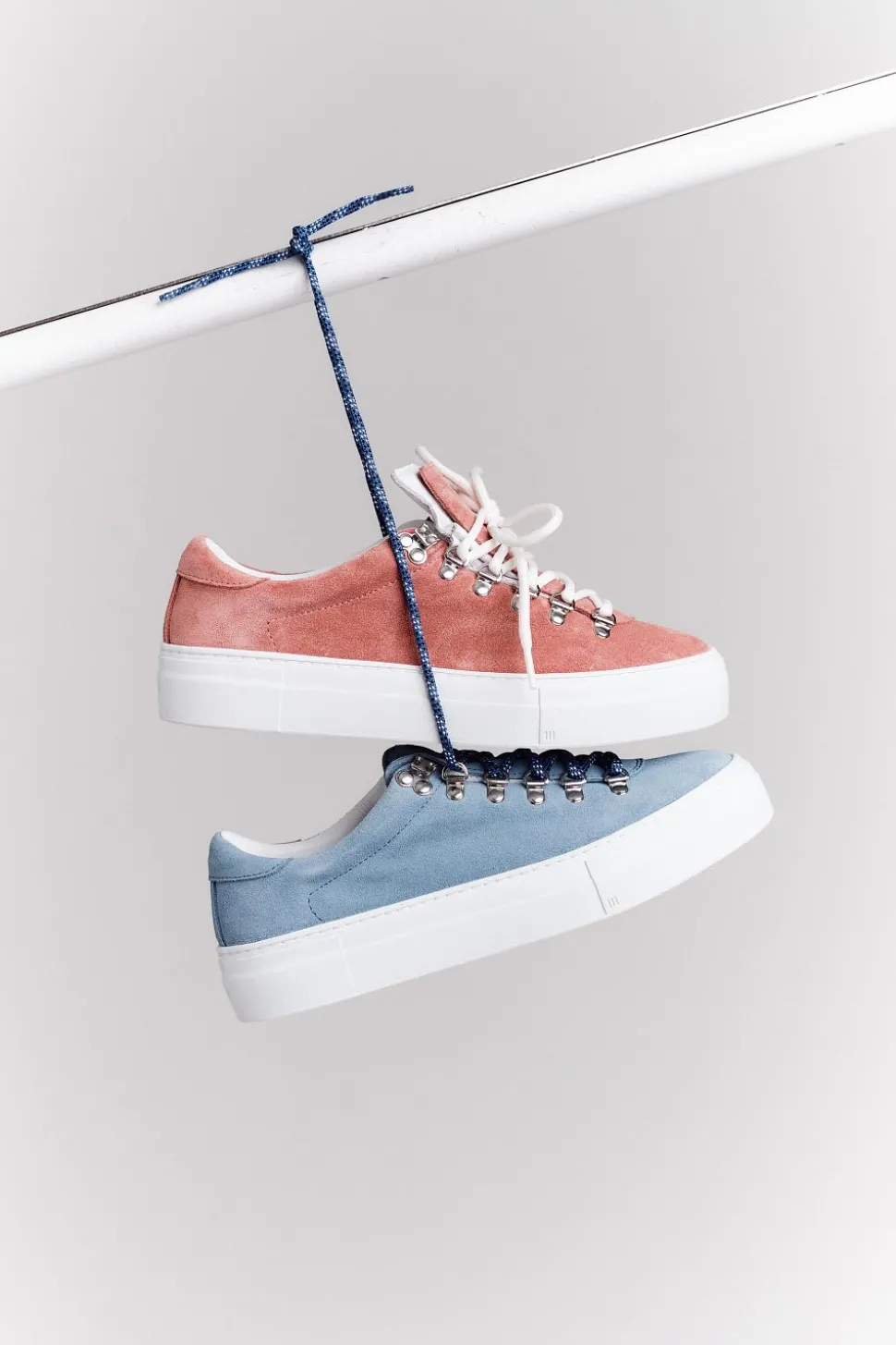 Marostica Low Platform Dusk Blue Suede