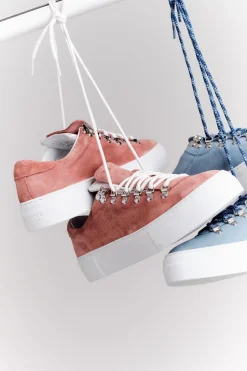 Marostica Low Platform Wild Rose Suede