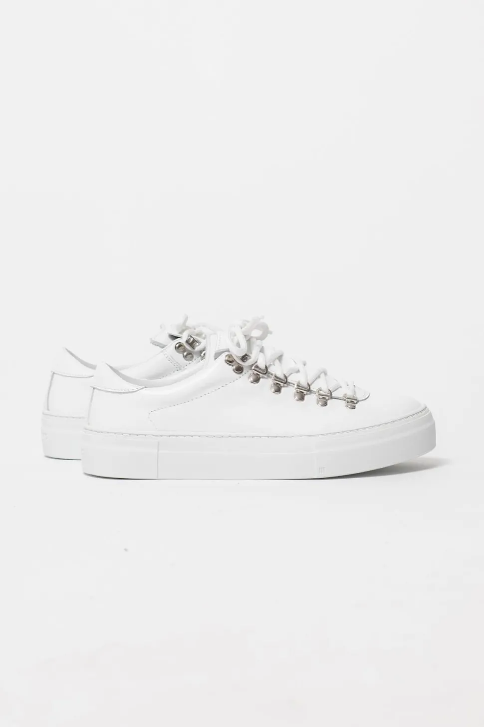 Marostica Low White Nappa Platform