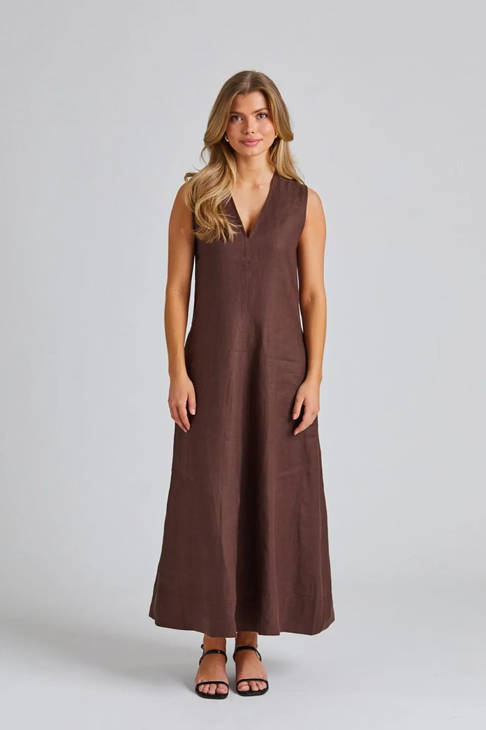 Marteret Midi Dress Bistre