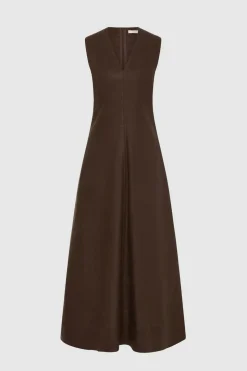 Marteret Midi Dress Bistre