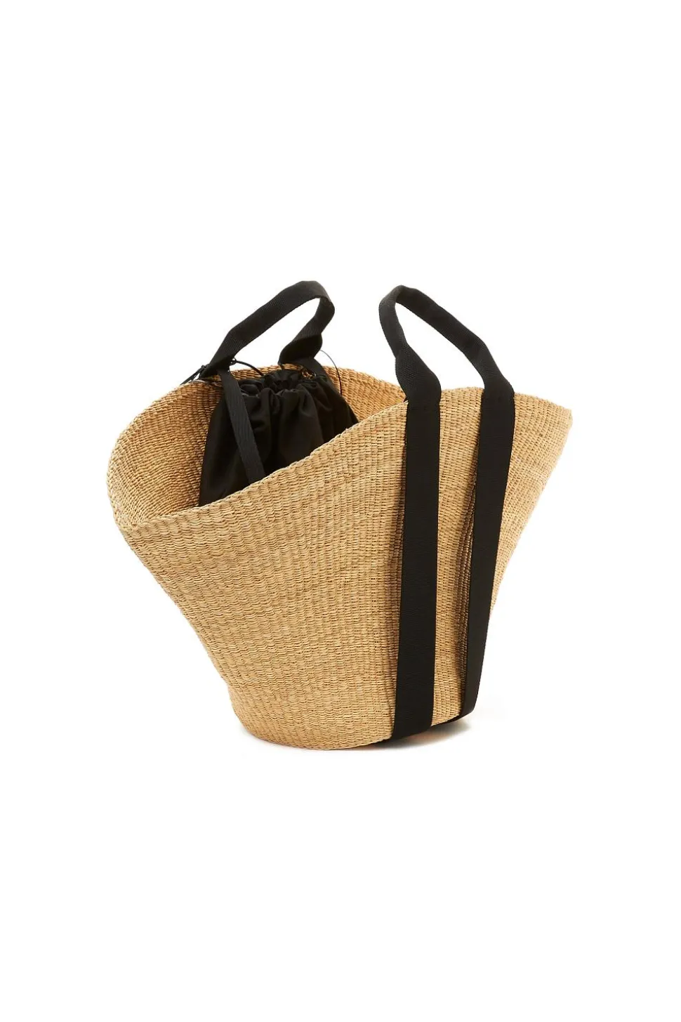 Maxi Sophie Black Handle Black Pouch