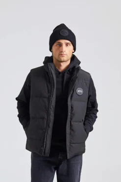 Mens Garson Vest Black Label CR Black