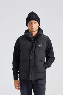 Mens Garson Vest Black Label CR Black