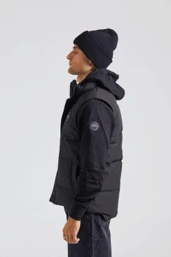 Mens Garson Vest Black Label CR Black