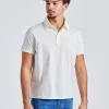 Mercerized Cotton Polo Shirt White