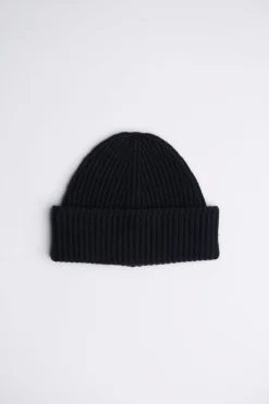 Merino Cash Beanie Black