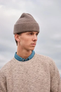 Merino Cash Beanie Brown