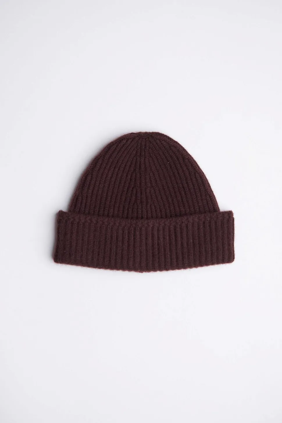 Merino Cash Beanie Dark Burgundy