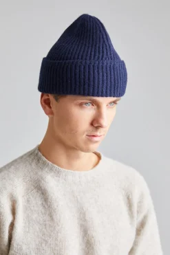 Merino Cash Beanie Navy