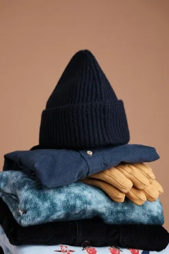 Merino Cash Beanie Navy