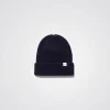 Merino Lambswool Beanie Dark Navy