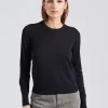 Merino R-Neck Sweater Black