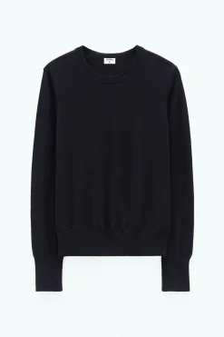 Merino R-Neck Sweater Black