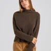 Mika Yak Funnelneck Sweater Driftwood