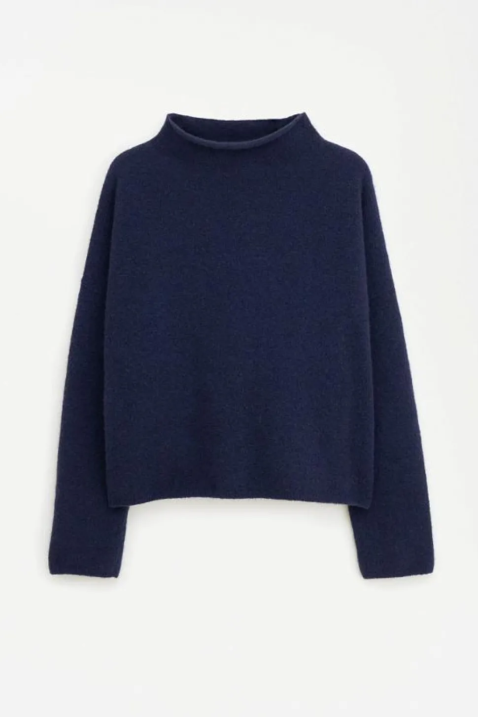 Mika Yak Funnelneck Sweater Navy