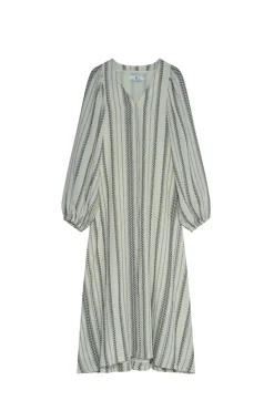 Milla Striped Gauze Ecru/Black
