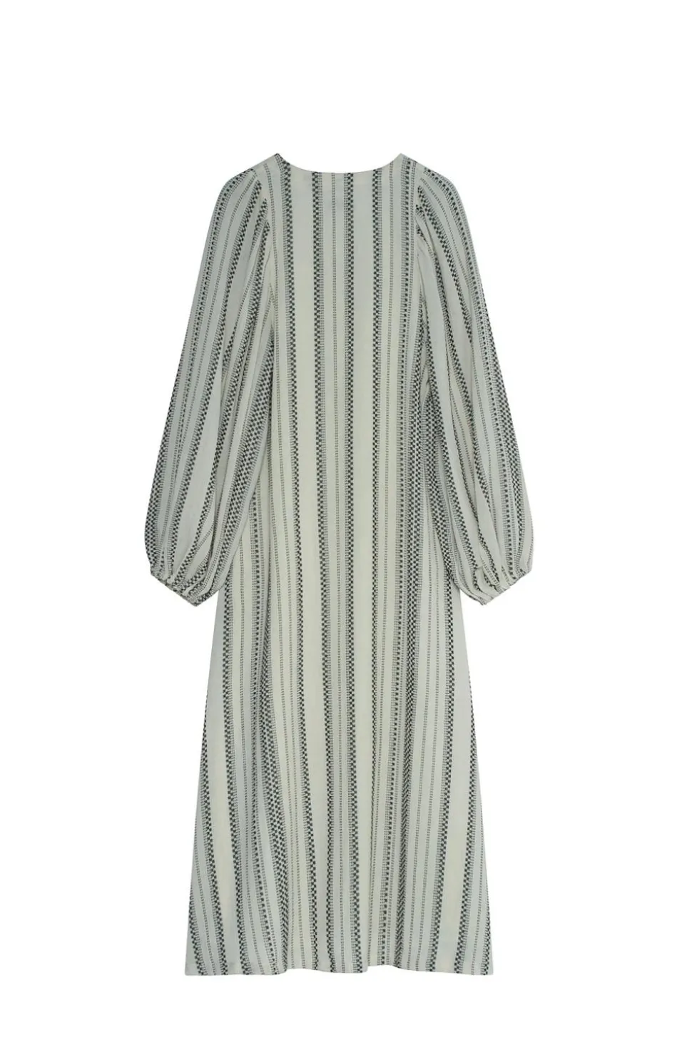 Milla Striped Gauze Ecru/Black