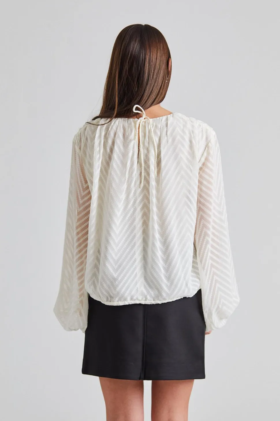 Mimosa Top Cream White