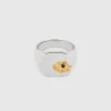 Mined Ring Large Black Diamond