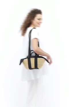 Mini George Black Handle Black Pouch