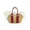 Mini George Rust Handle Ecru Pouch