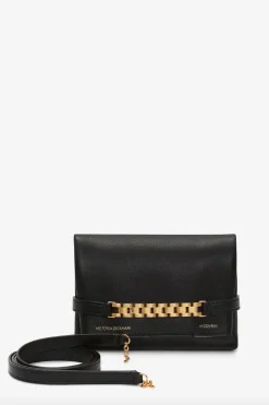 Mini Pouch With Long Strap Black