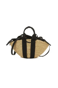 Mini Sophie Black Handle Black Pouch