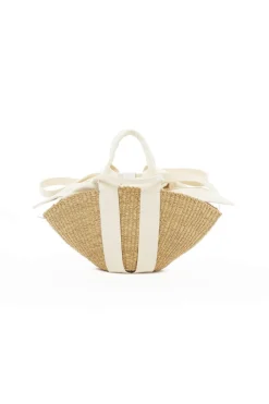 Mini Sophie Ecru Handle Ecru Pouch