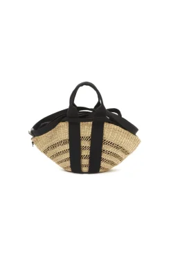 Mini Sophie Lace Black Handle Black Pouch