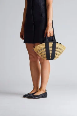 Mini Sophie Lace Black Handle Black Pouch