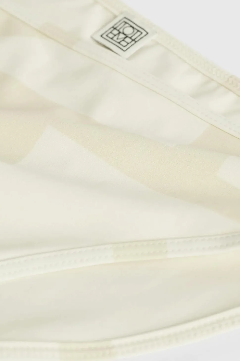Monogram Bikini Bottoms Ecru/Straw