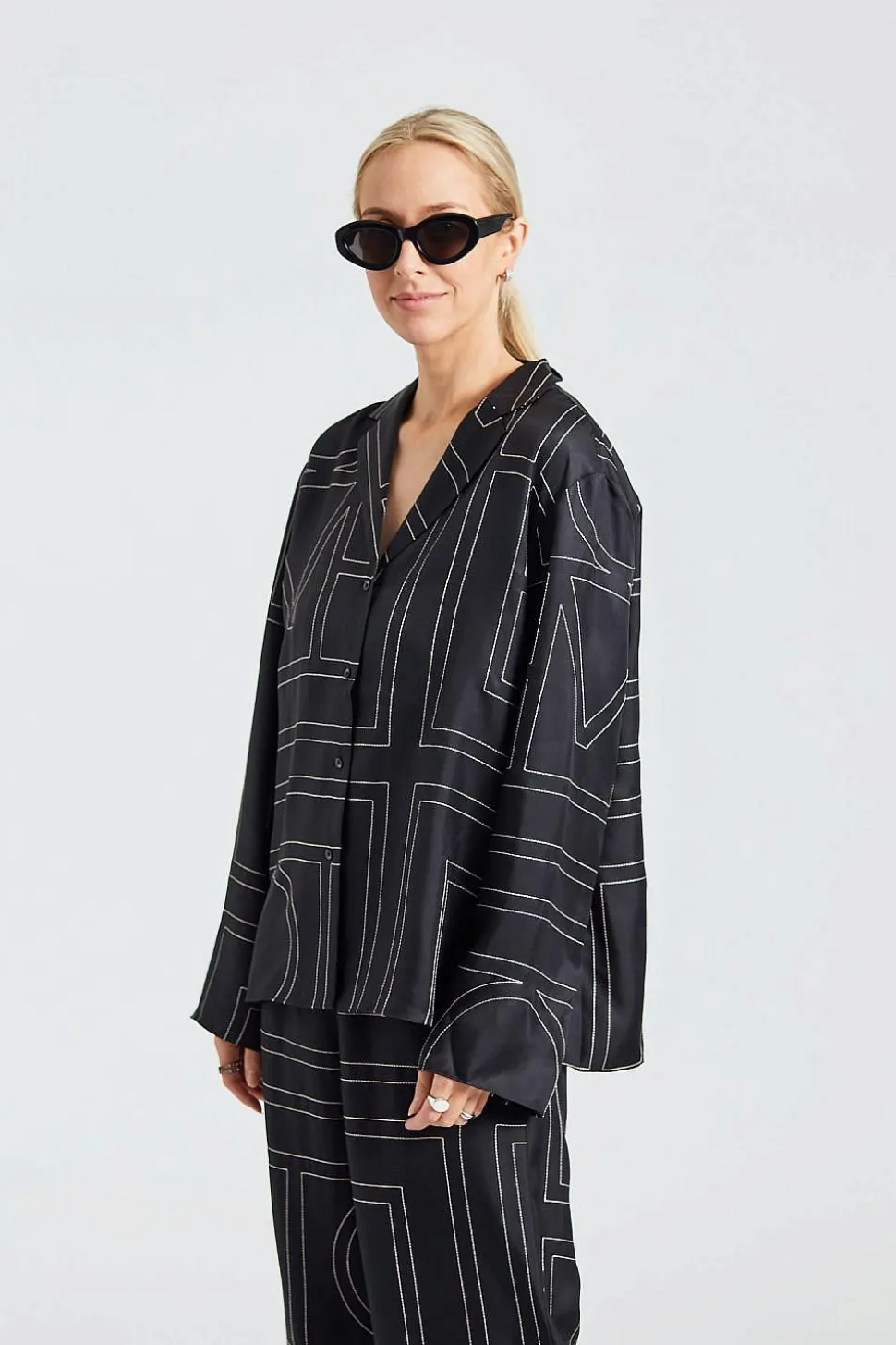 Monogram Silk Set