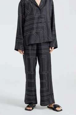 Monogram Silk Set