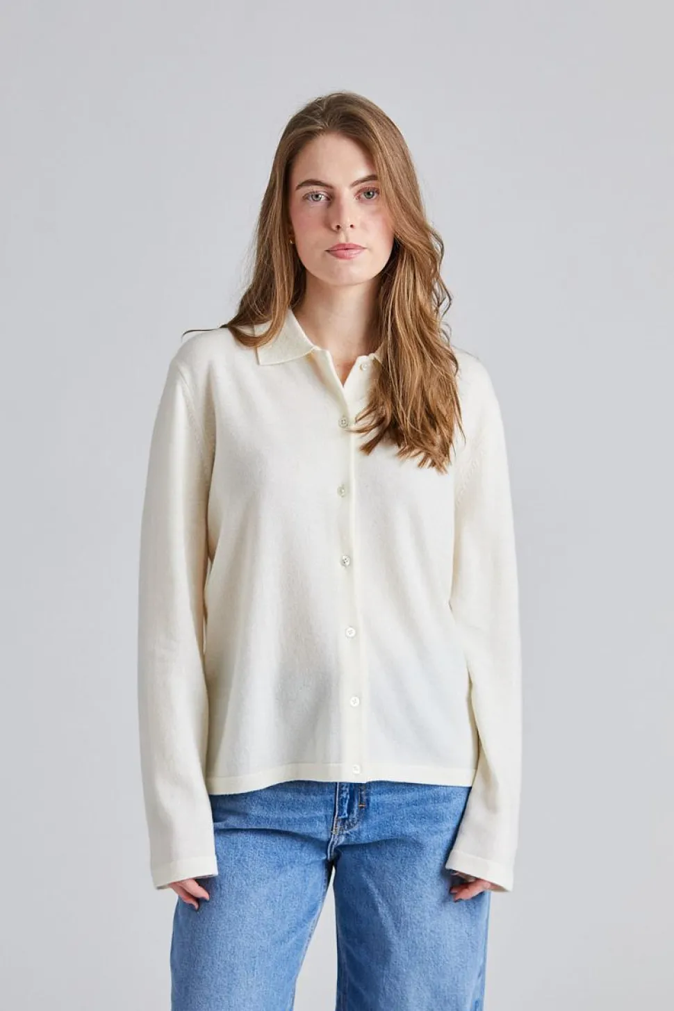 Monterey Button Down Polo Macadamia