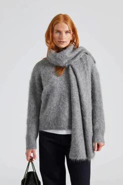 Montpellier Scarf Grey Melange