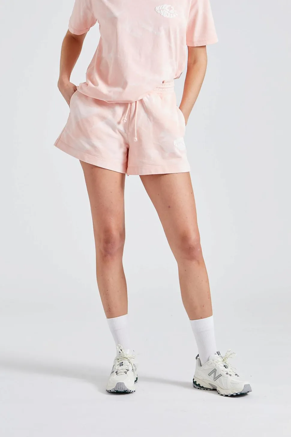 Musan Logos Shorts Lt Pink Mix