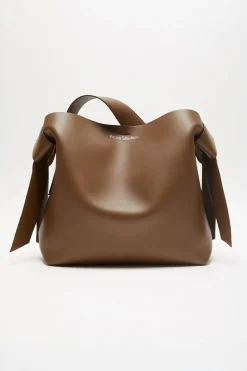 Musubi Midi Shoulder Bag R Camel Brown