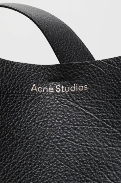 Musubi Midi Shoulder Bag Grain Black