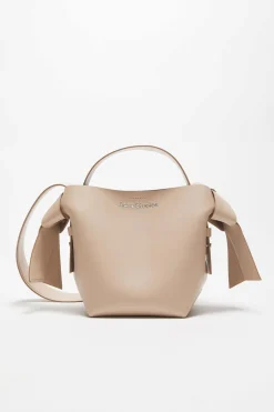 Musubi Mini Shoulder Bag R Taupe Beige