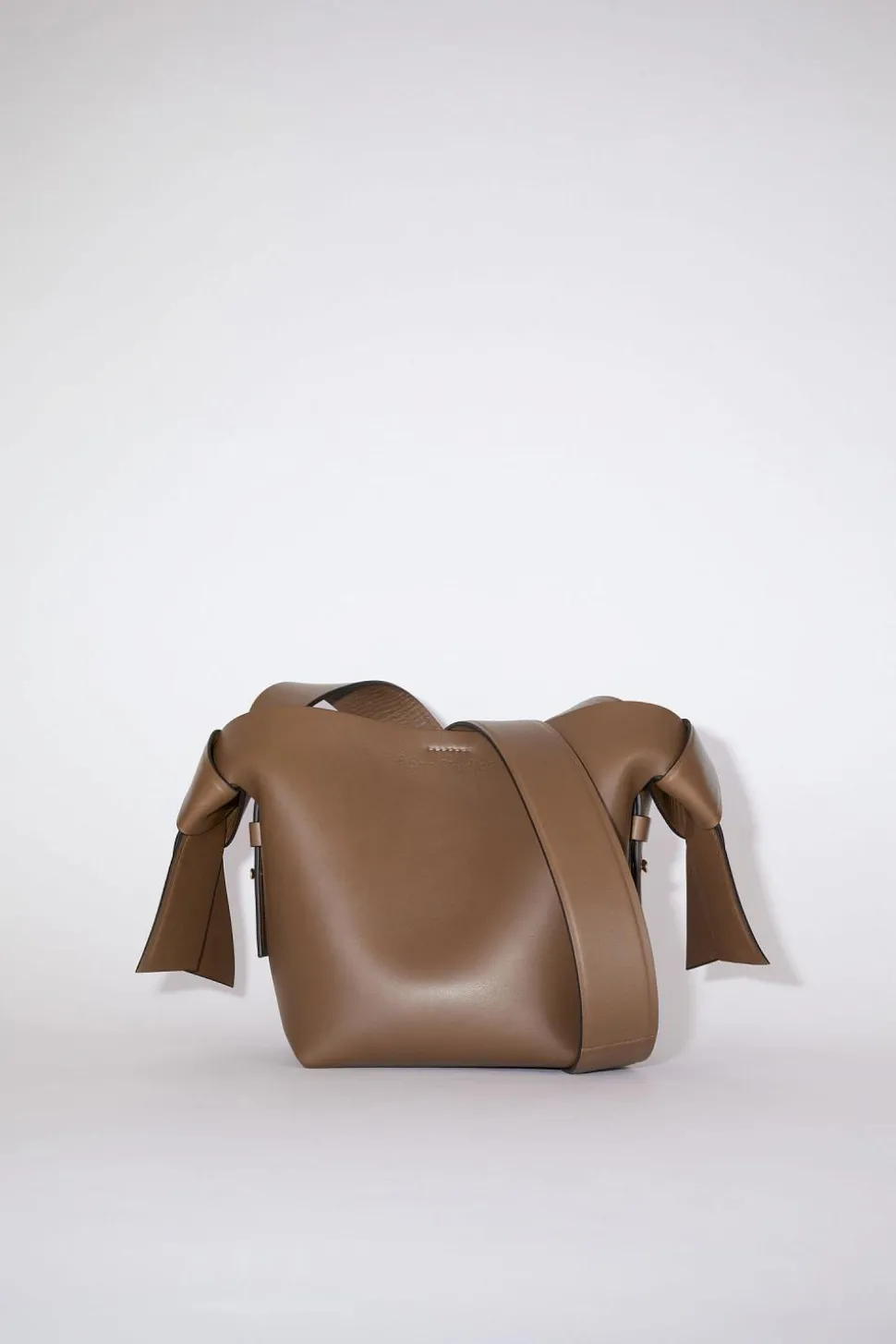 Musubi Mini Shoulder Bag Camel Brown